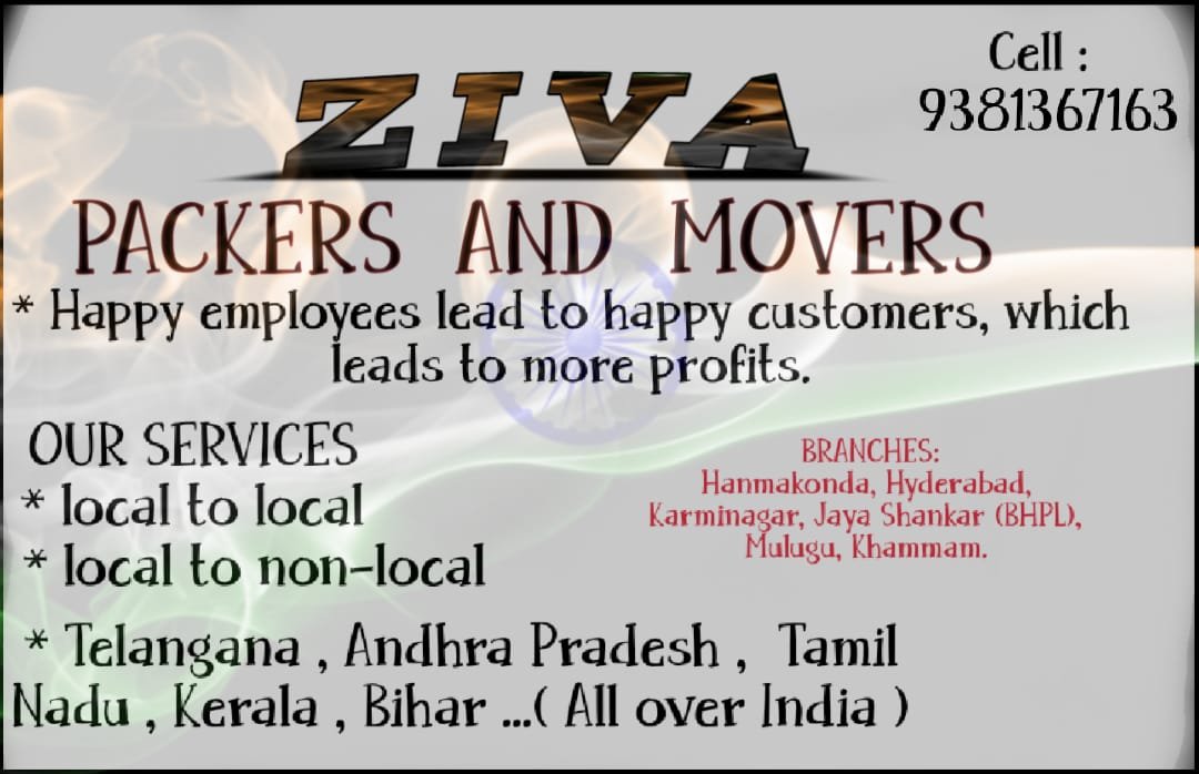 Ziva Packers And Movers hanamkonda Warangal